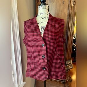 Woolwich Plaid Vest. New. Never Worn